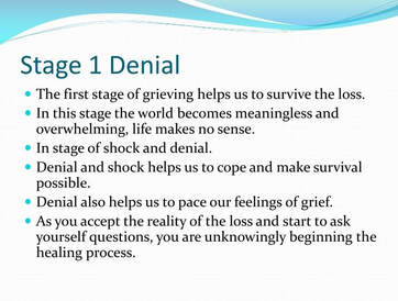 The Denial Stage of Grief   The Eulogy Writers